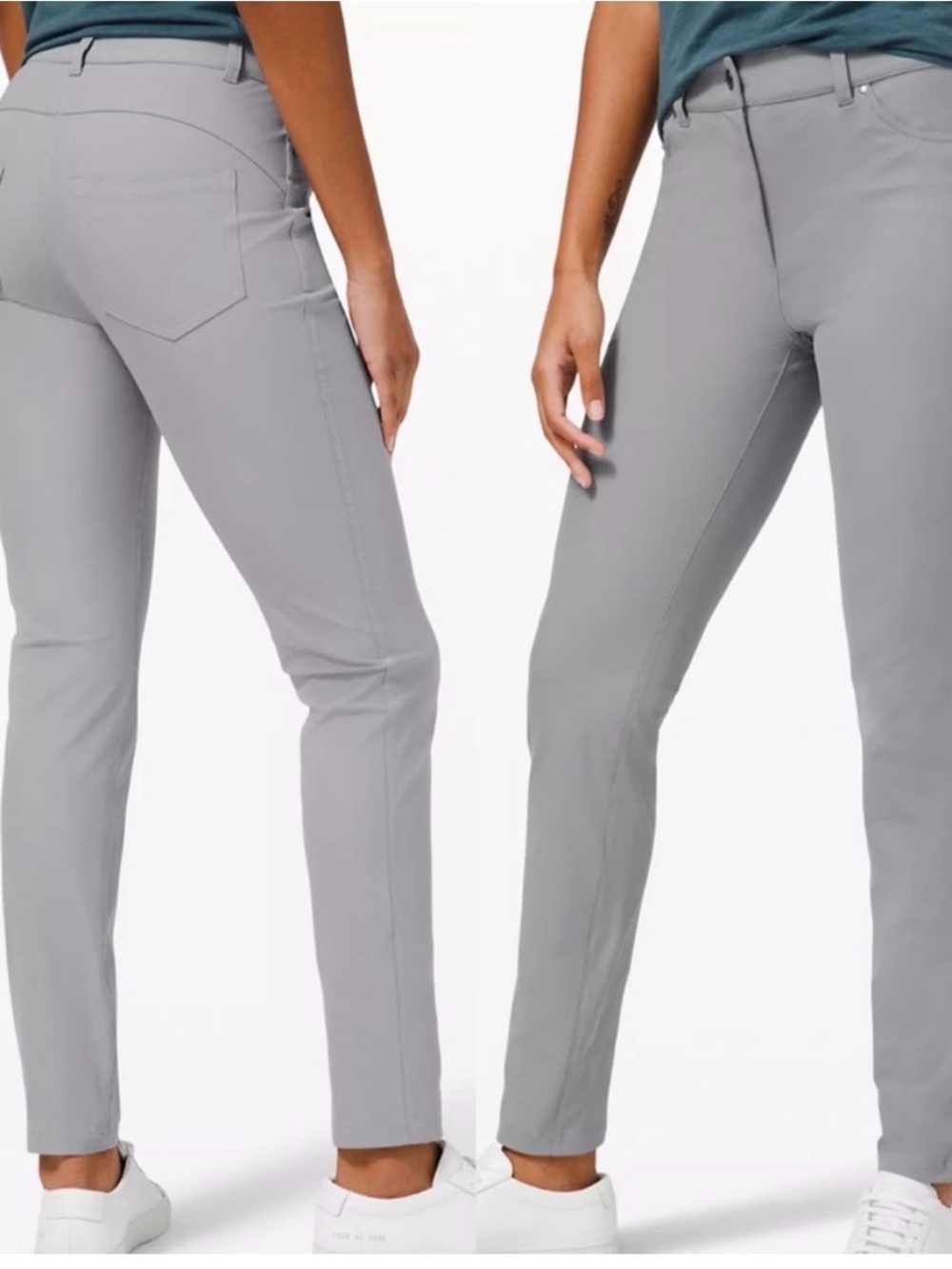 Lululemon City Sleek 5 Pocket Pant 30” Rhino Grey Size 10